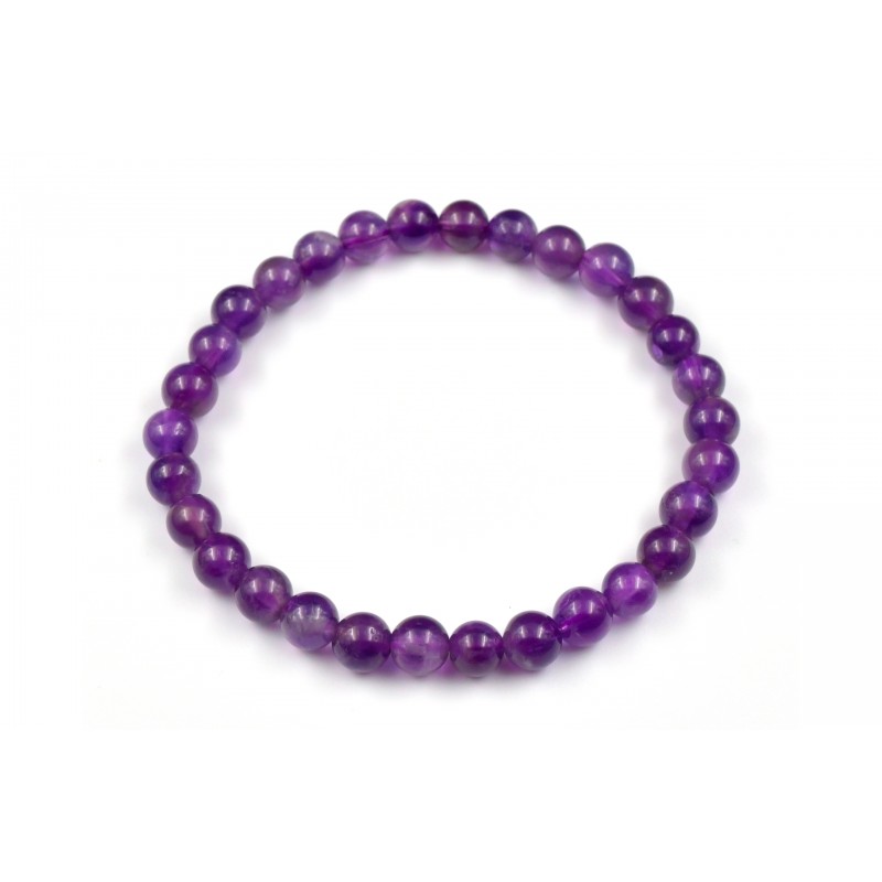 Bracelet Améthyste 6mm Bracelet Améthyste 6mm