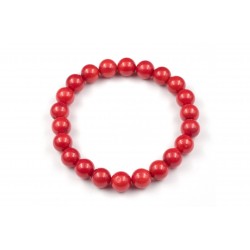 Bracelet Corail Rouge 8mm M