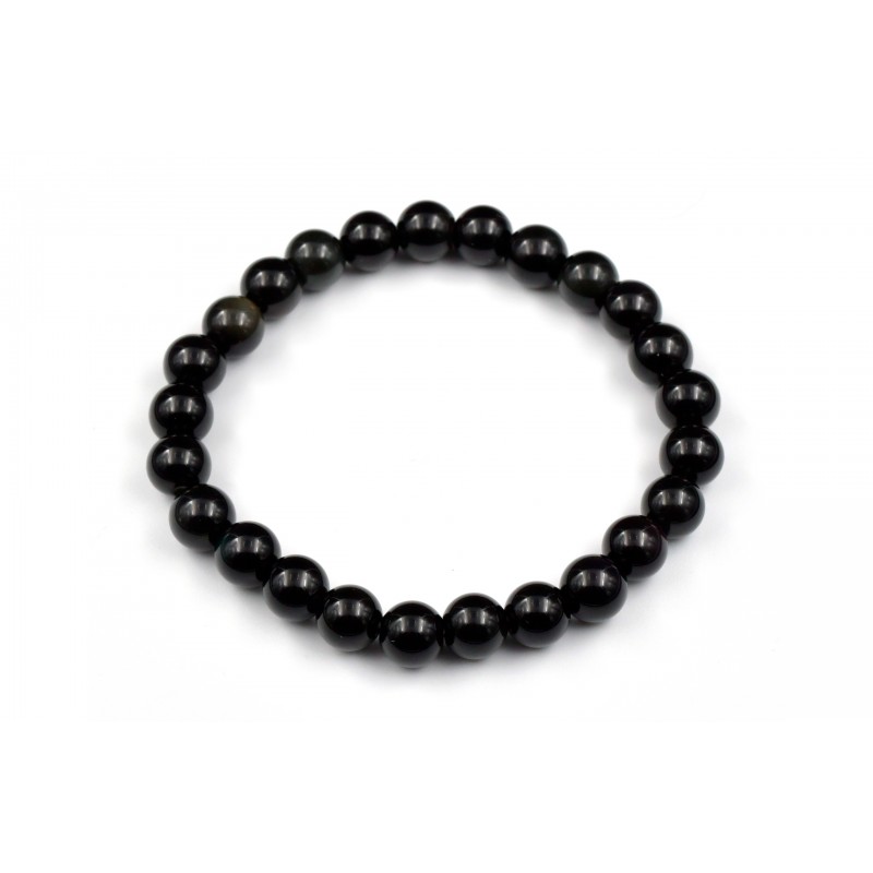 Bracelet Obsidienne 8 M Bracelet Obsidienne 8 M