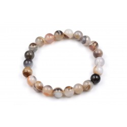 Bracelet Agate Naturelle 8mm M