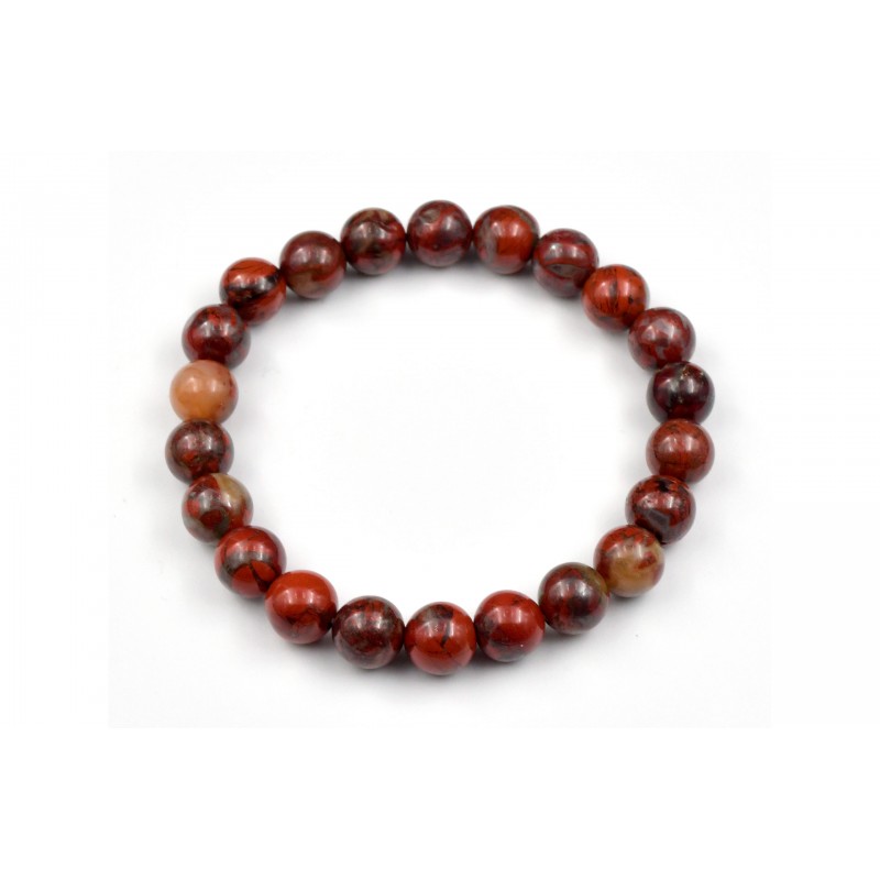 Bracelet Jaspe Bréchique 8mm M Bracelet Jaspe Bréchique 8mm M