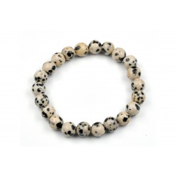 Bracelet Jaspe Dalmatien 8mm M