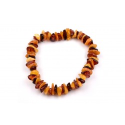 Bracelet baroque Ambre 3 nuances M