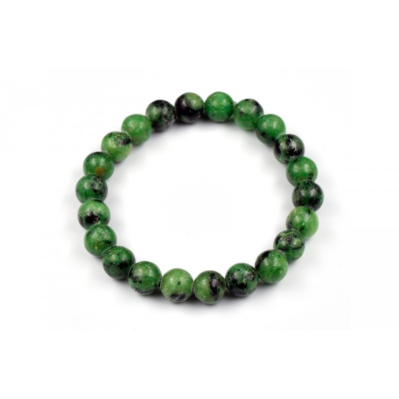 Bracelet Rubis Zoïsite 8mm M Bracelet Rubis Zoïsite 8mm M
