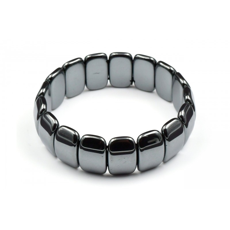 Bracelet Hématite à Plaquettes M