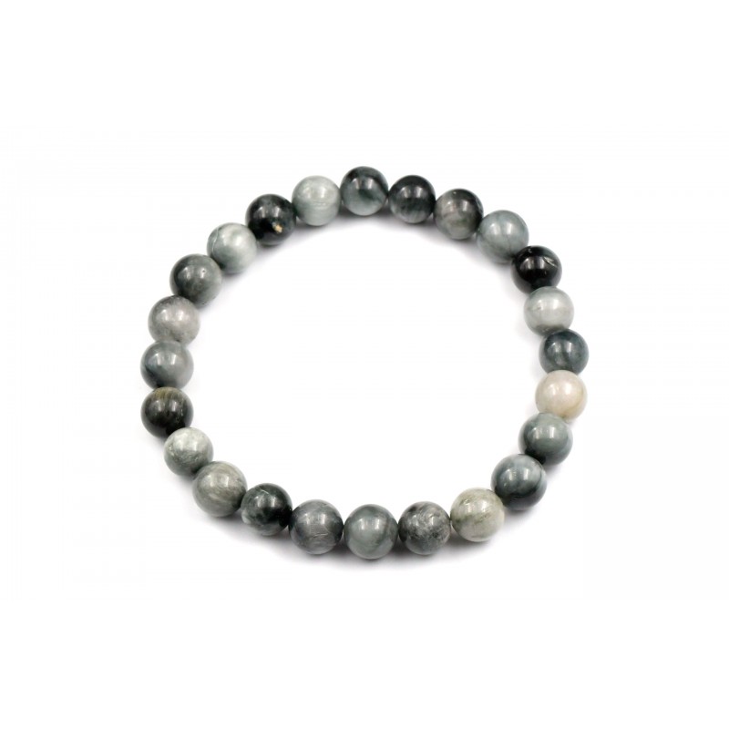 Bracelet Tourmaline Oeil de Chat 8mm M Bracelet Tourmaline Oeil de Chat 8mm M