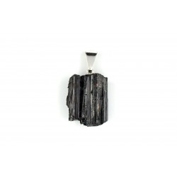 Pendentif Brut Tourmaline Noire