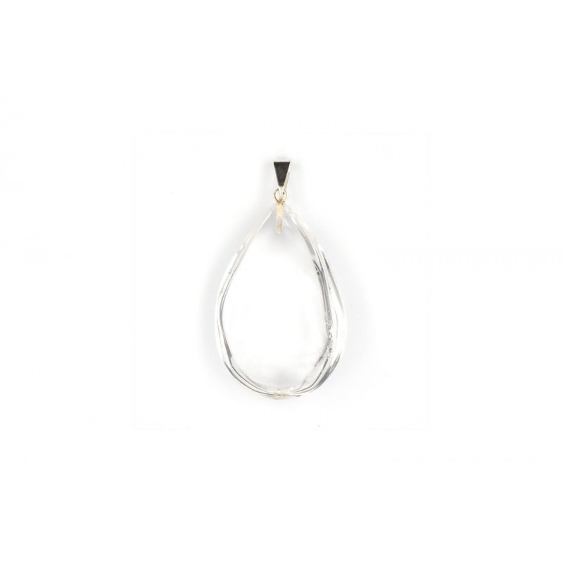 Pendentif Goutte Cristal de Roche Pendentif Goutte Cristal de Roche