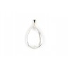 Pendentif Goutte Cristal de Roche