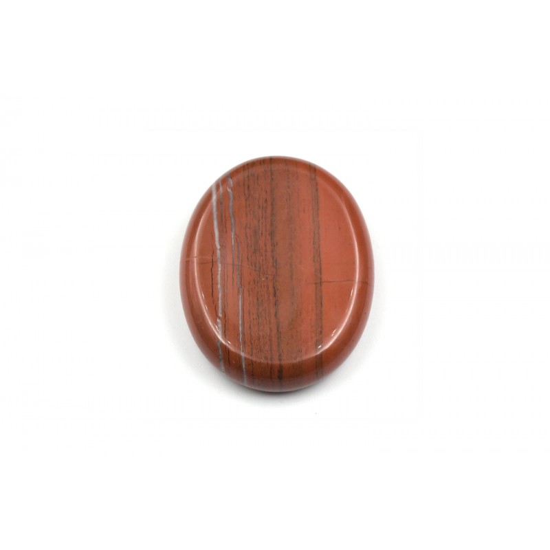 Pierre Plate Jaspe Rouge 45mm M Pierre Plate Jaspe Rouge 45mm M