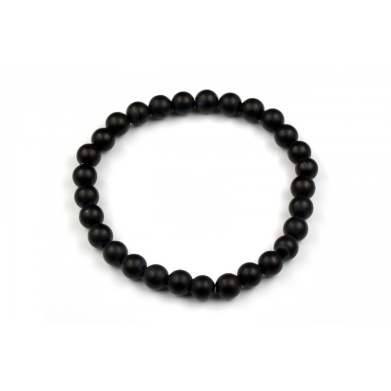 Bracelet onyx 8 dépolie M Bracelet onyx 8 dépolie M