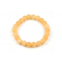 Bracelet Calcite Orange Dépoli 8 M