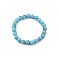 Bracelet Howlite Turquoise 8mm M