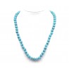 Collier Howlite turquoise 8mm 42cm M