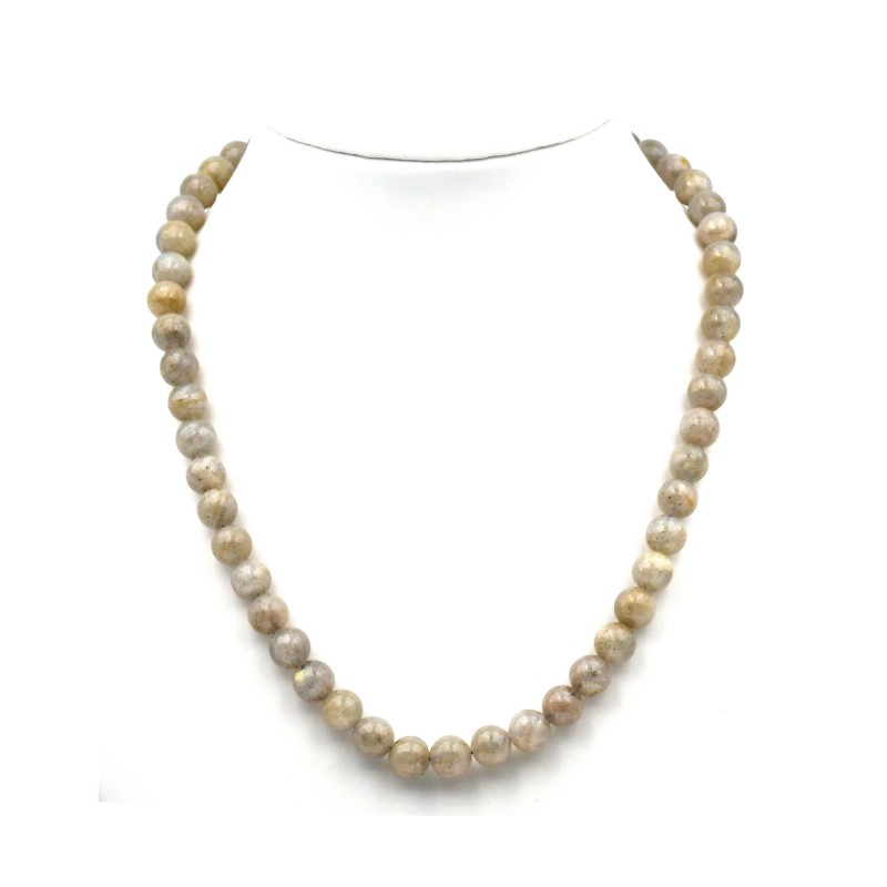 Collier Labradorite 8mm 42cm M Collier Labradorite 8mm 42cm M