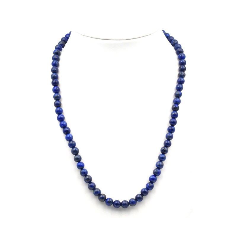 Collier pastilles de Lapis Lazuli 6mm 42cm M