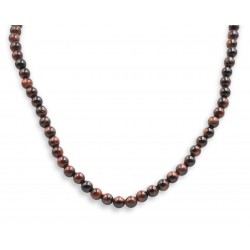 Collier Oeil de Taureau 6mm 42cm M