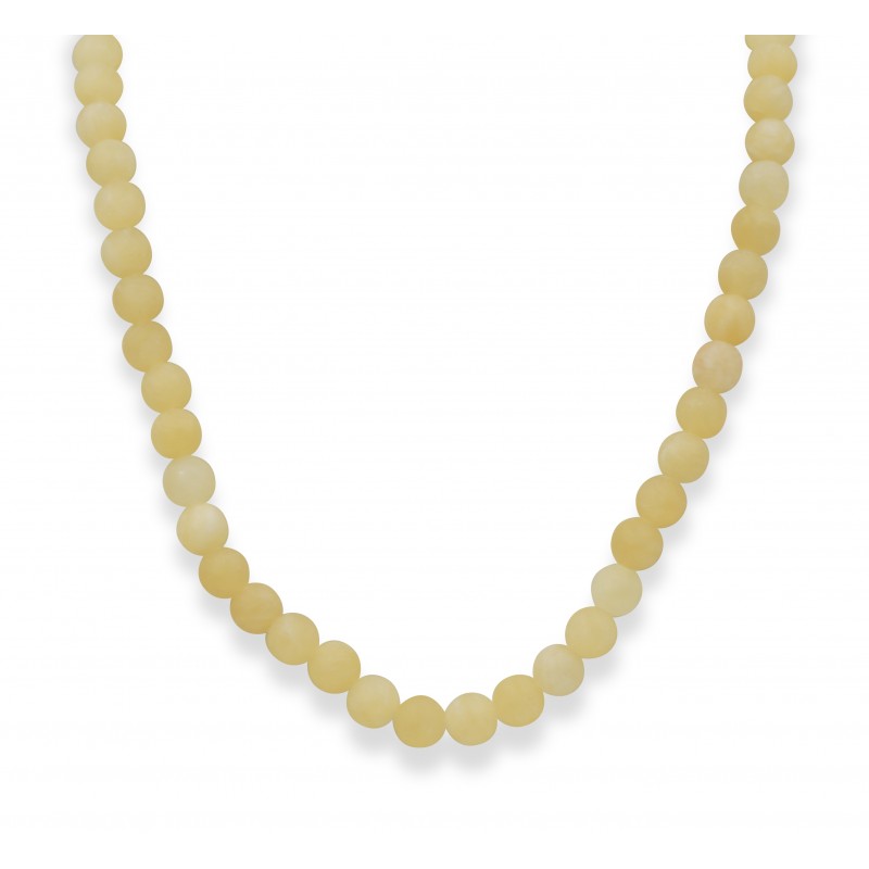 Collier Calcite Orange Dépoli
