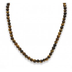 Collier Oeil de Tigre 6mm M