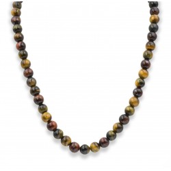 Collier 3 Oeil de Tigre,...