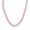Collier Quartz Rose 8mm M