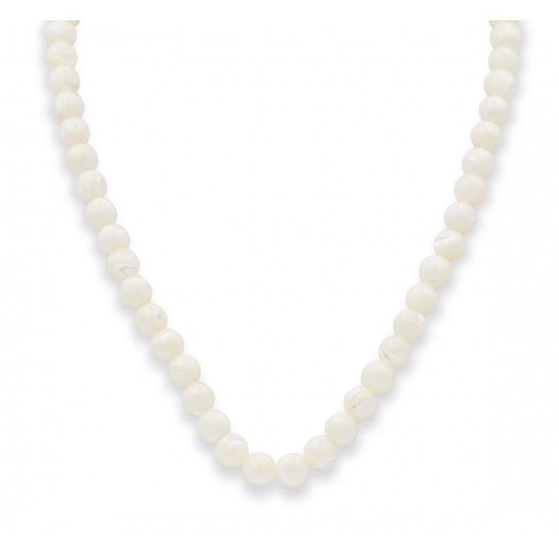 Collier en Nacre 8mm 42cm M Collier en Nacre 8mm 42cm M