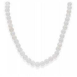 Collier Collier Cristal de Roche Craquelé 8mm 42cm M
