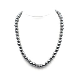 Collier Hématite 8mm 42cm M