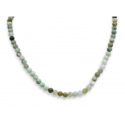 Collier Chrysoprase 6mm 42cm M