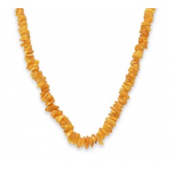 Collier Baroque en Ambre jaune 45cm M