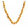 Collier Baroque en Ambre jaune 45cm M