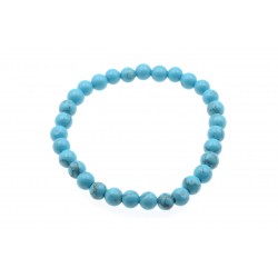 Bracelet Howlite Turquoise 6mm M