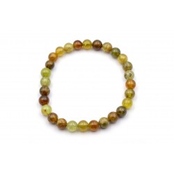 Bracelet GRENAT VERT Afrique 6mm M