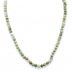 Collier Chrysoprase 6mm 42cm M