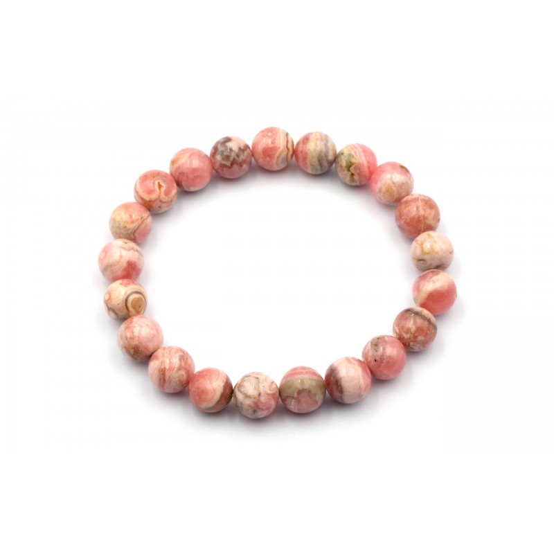 Bracelet Rhodochrosite 8mm M Bracelet Rhodochrosite 8mm M