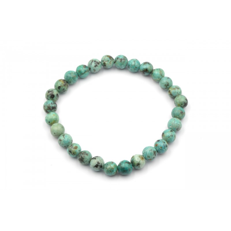 Bracelet TURQUOISE Afrique 6mm M