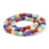 Bracelet 7 CHAKRAS 6 mm 50 cm (3 tours)